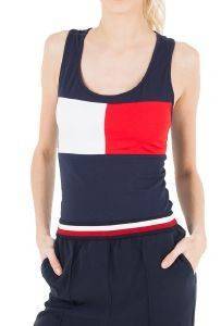 TOP TOMMY HILFIGER TANK ΣΚΟΥΡΟ ΜΠΛΕ (S) TOP TOMMY HILFIGER TANK ΣΚΟΥΡΟ ΜΠΛΕ (S)
