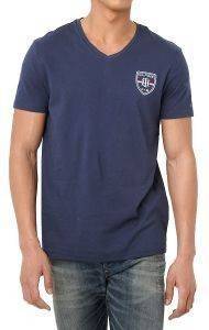 T-SHIRT TOMMY HILFIGER BADGES ΜΠΛΕ (M) T-SHIRT TOMMY HILFIGER BADGES ΜΠΛΕ (M)