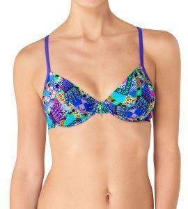BIKINI TOP SLOGGI SWIM BRIGHT FANTASY CTOW ΜΩΒ-ΛΑΧΑΝΙ (38D) BIKINI TOP SLOGGI SWIM BRIGHT FANTASY CTOW ΜΩΒ-ΛΑΧΑΝΙ (38D)