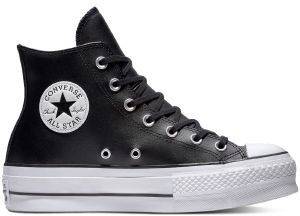   CONVERSE ALL STAR CHUCK TAYLOR LIFT CLEAN LEATHER 561675C BLACK (EUR:36)