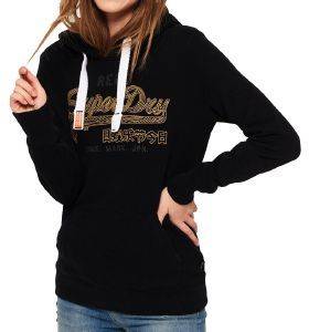 HOODIE SUPERDRY VINTAGE LOGO GLITTER VZ6 (L)