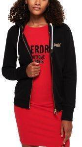 HOODIE ΜΕ ΦΕΡΜΟΥΑΡ SUPERDRY ORANGE LABEL ELITE APG20008AR/02A ΜΑΥΡΟ (S) HOODIE ΜΕ ΦΕΡΜΟΥΑΡ SUPERDRY ORANGE LABEL ELITE APG20008AR/02A ΜΑΥΡΟ (S)