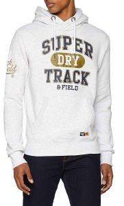 HOODIE SUPERDRY SUPER TRACK METALLIC ΛΕΥΚΟ ΜΕΛΑΝΖΕ (XL) HOODIE SUPERDRY SUPER TRACK METALLIC ΛΕΥΚΟ ΜΕΛΑΝΖΕ (XL)