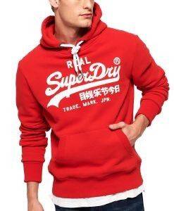 HOODIE SUPERDRY VINTAGE LOGO M20365IR/VR3 KOKKINO (M) HOODIE SUPERDRY VINTAGE LOGO M20365IR/VR3 KOKKINO (M)