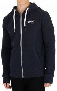 HOODIE ΜΕ ΦΕΡΜΟΥΑΡ SUPERDRY ORANGE LABEL ΜΠΛΕ (XXL) HOODIE ΜΕ ΦΕΡΜΟΥΑΡ SUPERDRY ORANGE LABEL ΜΠΛΕ (XXL)