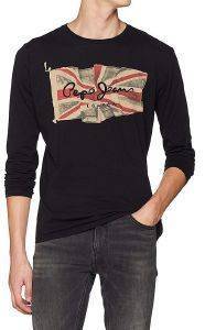 ΜΠΛΟΥΖΑ ΜΑΚΡΥΜΑΝΙΚΗ PEPE JEANS FLAG LOGO PM501326/999 ΜΑΥΡΟ (S) ΜΠΛΟΥΖΑ ΜΑΚΡΥΜΑΝΙΚΗ PEPE JEANS FLAG LOGO PM501326/999 ΜΑΥΡΟ (S)