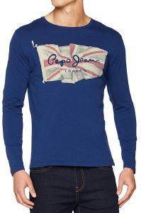 ΜΠΛΟΥΖΑ ΜΑΚΡΥΜΑΝΙΚΗ PEPE JEANS FLAG LOGO PM501326/580 ΣΚΟΥΡΟ ΜΠΛΕ (S) ΜΠΛΟΥΖΑ ΜΑΚΡΥΜΑΝΙΚΗ PEPE JEANS FLAG LOGO PM501326/580 ΣΚΟΥΡΟ ΜΠΛΕ (S)