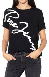 T-SHIRT PEPE JEANS FARA PL503855/999 ΜΑΥΡΟ (S) T-SHIRT PEPE JEANS FARA PL503855/999 ΜΑΥΡΟ (S)