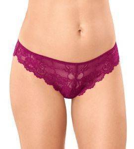 ΣΛΙΠΑΚΙ TRIUMPH TEMPTING LACE BRAZILIAN STRING ΣΚΟΥΡΟ ΦΟΥΞΙΑ (M) ΣΛΙΠΑΚΙ TRIUMPH TEMPTING LACE BRAZILIAN STRING ΣΚΟΥΡΟ ΦΟΥΞΙΑ (M)