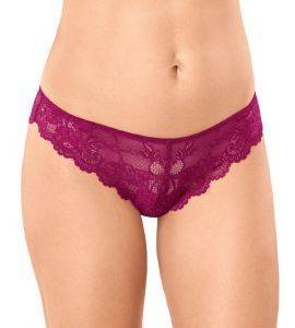 ΣΛΙΠΑΚΙ TRIUMPH TEMPTING LACE BRAZILIAN STRING ΣΚΟΥΡΟ ΦΟΥΞΙΑ (L) ΣΛΙΠΑΚΙ TRIUMPH TEMPTING LACE BRAZILIAN STRING ΣΚΟΥΡΟ ΦΟΥΞΙΑ (L)