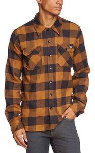 ΠΟΥΚΑΜΙΣΟ DICKIES SACRAMENTO ΚΑΡΟ BROWN DUCK (XXXL) ΠΟΥΚΑΜΙΣΟ DICKIES SACRAMENTO ΚΑΡΟ BROWN DUCK (XXXL)