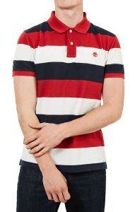T- SHIRT POLO TIMBERLAND MILLERS RIVER PQUE WIDE STRIPE TB0A1KEX  (XL)