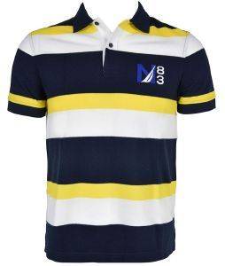 T-SHIRT POLO NAUTICA K91904 ΣΚΟΥΡΟ ΜΠΛΕ/ΛΕΥΚΟ/ΚΙΤΡΙΝΟ (M) T-SHIRT POLO NAUTICA K91904 ΣΚΟΥΡΟ ΜΠΛΕ/ΛΕΥΚΟ/ΚΙΤΡΙΝΟ (M)