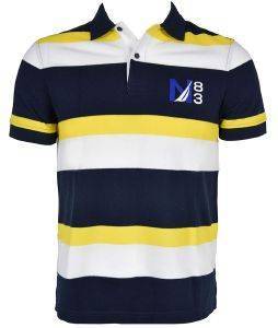 T-SHIRT POLO NAUTICA K91904 ΣΚΟΥΡΟ ΜΠΛΕ/ΛΕΥΚΟ/ΚΙΤΡΙΝΟ (L) T-SHIRT POLO NAUTICA K91904 ΣΚΟΥΡΟ ΜΠΛΕ/ΛΕΥΚΟ/ΚΙΤΡΙΝΟ (L)