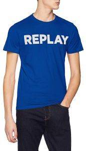 T-SHIRT REPLAY PRINTED LOGO M3594 .000.2660 ΜΠΛΕ ΗΛΕΚΤΡΙΚ (M) T-SHIRT REPLAY PRINTED LOGO M3594 .000.2660 ΜΠΛΕ ΗΛΕΚΤΡΙΚ (M)