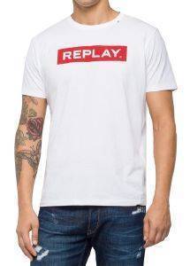 T-SHIRT REPLAY WRITING M3720 .000.2660  (M)