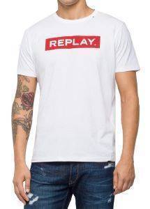 T-SHIRT REPLAY WRITING M3720 .000.2660  (L)