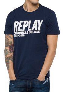 T-SHIRT REPLAY CHRONICLE DELUXE M3725 .000.2660 ΣΚΟΥΡΟ ΜΠΛΕ (M) T-SHIRT REPLAY CHRONICLE DELUXE M3725 .000.2660 ΣΚΟΥΡΟ ΜΠΛΕ (M)