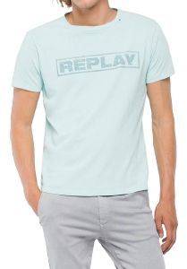 T-SHIRT REPLAY  FADE WRITING M3763 .000.22662G ����� (XL)
