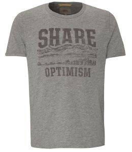 T-SHIRT CAMEL ACTIVE PRINT SHARE OPTIMISM CD-85-118117   (M)