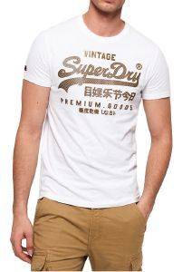 T-SHIRT SUPERDRY VINTAGE LOGO AUTHENTIC MID WEIGHT M10123TT ΛΕΥΚΟ (M) T-SHIRT SUPERDRY VINTAGE LOGO AUTHENTIC MID WEIGHT M10123TT ΛΕΥΚΟ (M)