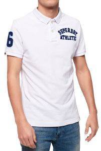 T-SHIRT POLO SUPERDRY CLASSIC SUPERSTATE PIQUE Μ11008ΕΤ ΛΕΥΚΟ (L) T-SHIRT POLO SUPERDRY CLASSIC SUPERSTATE PIQUE Μ11008ΕΤ ΛΕΥΚΟ (L)