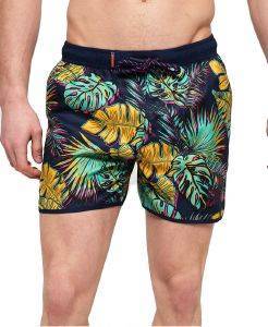 ����� BOXER SUPERDRY ECHO RACER SWIM M30011AT TROPICAL LEAF ������ ���� (XL)
