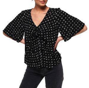 TOP SUPERDRY ZOE TIE G60158TT ΜΑΥΡΟ (L) TOP SUPERDRY ZOE TIE G60158TT ΜΑΥΡΟ (L)