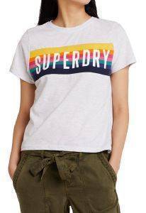 T-SHIRT SUPERDRY RAINBOW GRAPHIC G60143ST   (S)