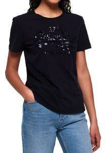 T-SHIRT SUPERDRY VINTAGE LOGO TONAL SEQUIN ENTRY G10158YT ΣΚΟΥΡΟ ΜΠΛΕ (M) T-SHIRT SUPERDRY VINTAGE LOGO TONAL SEQUIN ENTRY G10158YT ΣΚΟΥΡΟ ΜΠΛΕ (M)