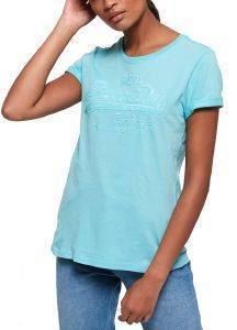 T-SHIRT SUPERDRY VINTAGE LOGO TONAL SEQUIN ENTRY G10158YT ΓΑΛΑΖΙΟ (M) T-SHIRT SUPERDRY VINTAGE LOGO TONAL SEQUIN ENTRY G10158YT ΓΑΛΑΖΙΟ (M)