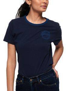 T-SHIRT SUPERDRY VINTAGE LOGO HERITAGE ENTRY G10156YT ΣΚΟΥΡΟ ΜΠΛΕ (M) T-SHIRT SUPERDRY VINTAGE LOGO HERITAGE ENTRY G10156YT ΣΚΟΥΡΟ ΜΠΛΕ (M)