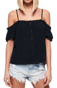 TOP SUPERDRY LEA PEEKABOO G60102JT ΣΚΟΥΡΟ ΜΠΛΕ (S) TOP SUPERDRY LEA PEEKABOO G60102JT ΣΚΟΥΡΟ ΜΠΛΕ (S)