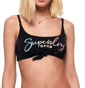 BIKINI TOP SUPERDRY OMBRE KNOT CROP G30109BT ΜΑΥΡΟ (L) BIKINI TOP SUPERDRY OMBRE KNOT CROP G30109BT ΜΑΥΡΟ (L)