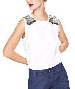 TOP PEPE JEANS PENNY PL504090 ΛΕΥΚΟ (S) TOP PEPE JEANS PENNY PL504090 ΛΕΥΚΟ (S)