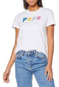 T-SHIRT PEPE JEANS ELIA PL504056 ΛΕΥΚΟ (M) T-SHIRT PEPE JEANS ELIA PL504056 ΛΕΥΚΟ (M)