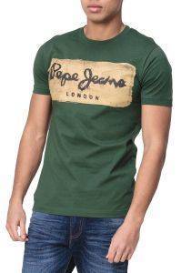 T-SHIRT PEPE JEANS CHARING PM503215 ΣΚΟΥΡΟ ΠΡΑΣΙΝΟ (M) T-SHIRT PEPE JEANS CHARING PM503215 ΣΚΟΥΡΟ ΠΡΑΣΙΝΟ (M)