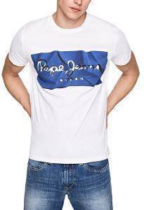 T-SHIRT PEPE JEANS RAUDY PM506480 ΛΕΥΚΟ/ΜΠΛΕ (XL) T-SHIRT PEPE JEANS RAUDY PM506480 ΛΕΥΚΟ/ΜΠΛΕ (XL)