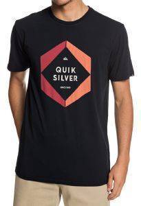 T-SHIRT QUIKSILVER HEXA LOGO EQYZT05260 ΜΑΥΡΟ