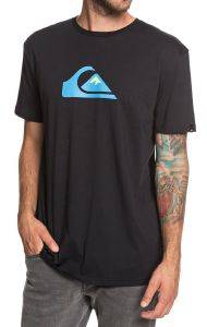 T-SHIRT QUIKSILVER M AND W EQYZT05262 ΜΑΥΡΟ