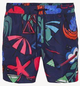  BOXER TOMMY HILFIGER MEDIUM DRAWSTRING LEAF PRINT UM0UM01136/434   (L)