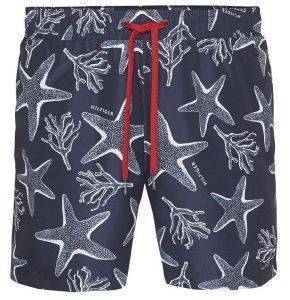 TOMMY HILFIGER BOXER TOMMY HILFIGER STARFISH PRINT UM0UM01417/166 ΣΚΟΥΡΟ ΜΠΛΕ (S)