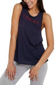 TOP TOMMY HILFIGER WRAP TANK UW0UW01524/416 ΣΚΟΥΡΟ ΜΠΛΕ (S) TOP TOMMY HILFIGER WRAP TANK UW0UW01524/416 ΣΚΟΥΡΟ ΜΠΛΕ (S)