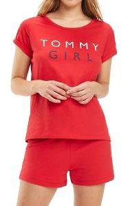 T-SHIRT TOMMY HILFIGER GIRL LOGO UW0UW01619/611  (S)