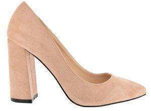 SHOOZ ΓΟΒΕΣ SHOOZ SQ1708 SUEDE NUDE ΡΟΖ