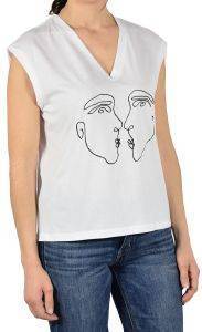 T-SHIRT HELMI ΜΕ ΤΥΠΩΜΑ ΠΡΟΣΩΠΑ ΛΕΥΚΟ (S) T-SHIRT HELMI ΜΕ ΤΥΠΩΜΑ ΠΡΟΣΩΠΑ ΛΕΥΚΟ (S)