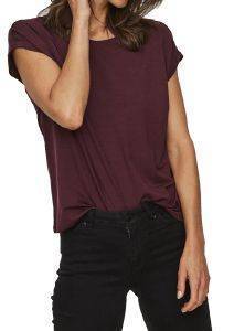 T-SHIRT VERO MODA VMAVA 10187159 ΜΠΟΡΝΤΩ (M) T-SHIRT VERO MODA VMAVA 10187159 ΜΠΟΡΝΤΩ (M)