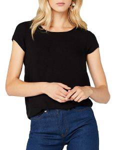 T-SHIRT VERO MODA BOCA 10104030 ����� (XS)