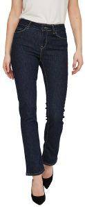 JEANS VERO MODA VMPETRA BOOTCUT 10217395 ΣΚΟΥΡΟ ΜΠΛΕ