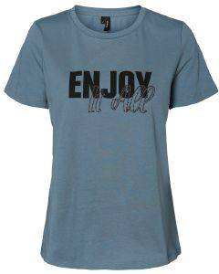 T-SHIRT VERO MODA VMDITA 10222550 ΜΠΛΕ (M) T-SHIRT VERO MODA VMDITA 10222550 ΜΠΛΕ (M)
